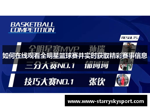 如何在线观看全明星篮球赛并实时获取精彩赛事信息